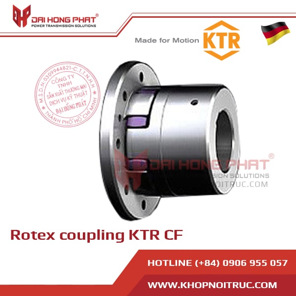 ROTEX® CF JAW COUPLING WITH FLANGE CONNECTION ON ONE SIDE