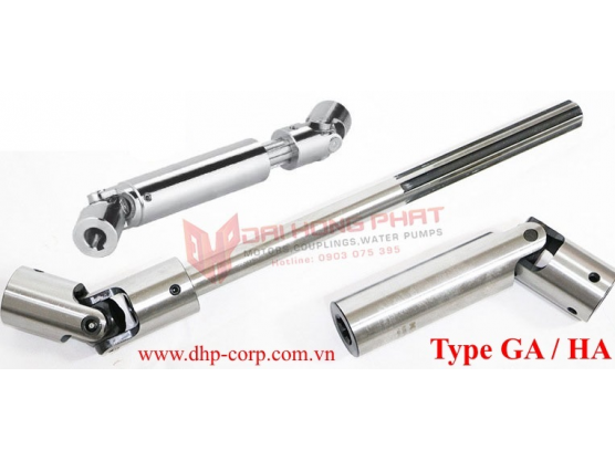 Universal joint coupling KTR type GA-HA (Cardan couplings)
