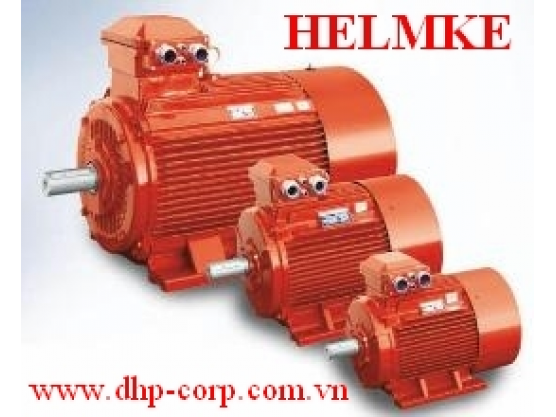 Động cơ điện Helmke 3 pha 2 cực 3000 rpm hiệu suất cao IE3