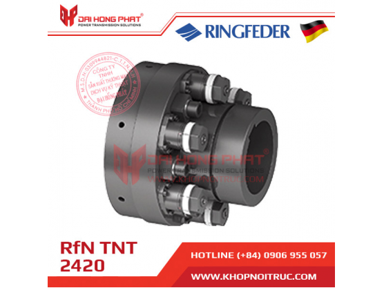 Ringfeder  Backlash-free Safety Couplings Type TNT 2420