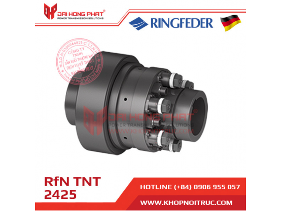 Ringfeder Backlash-free Safety Couplings Type TNT 2425