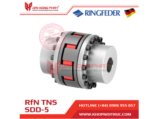 Ringfeder TNS SDD-5 (REMOVABLE CLAW RINGS, SHORT HUBS)