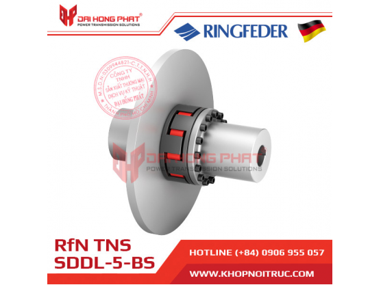 Ringfeder TNS SDDL-5-BS (REMOVABLE CLAW RINGS, BRAKE DISK, LONG HUB)