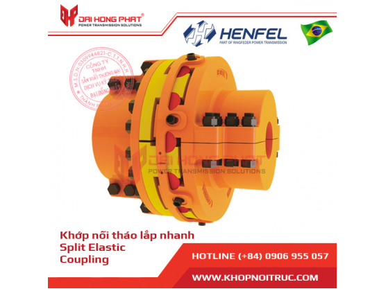 HENFEL SPLIT ELASTIC COUPLING HDFB