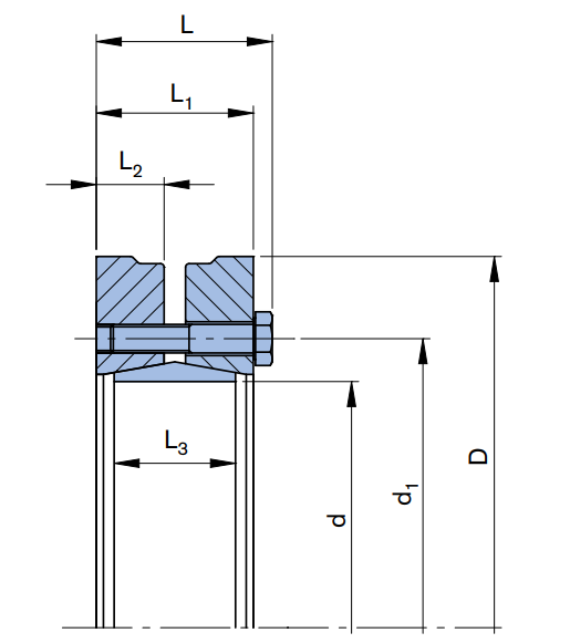 3 part shrink disc