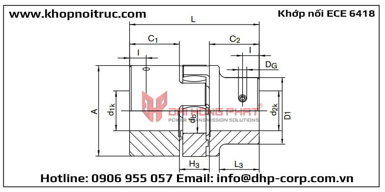 Khớp nối trục ECE 6418 Ringfeder