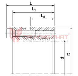 bảng vẽ thiết bị khóa trục côn Ringfeder RfN 7004 đại hồng phát