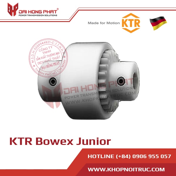 Khớp nối răng vỏ nhựa Bowex KTR