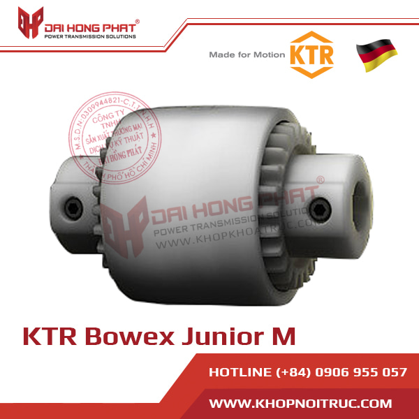 Khớp nối răng vỏ nhựa Bowex KTR