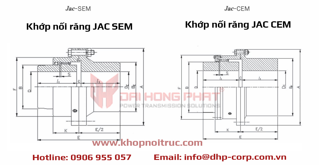 Gear Coupling JAC SEM-CEm