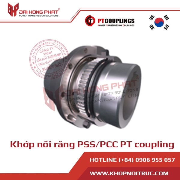 Khớp nối răng vỏ thép PT Coupling PSS/PCC