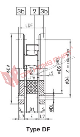 Khớp nối trục Rotex DF