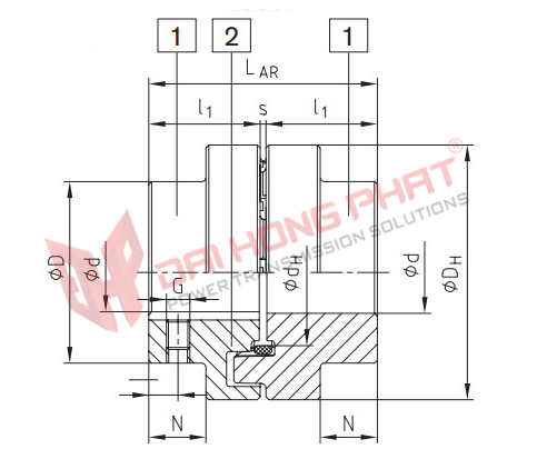 Khớp nối trục Poly Norm