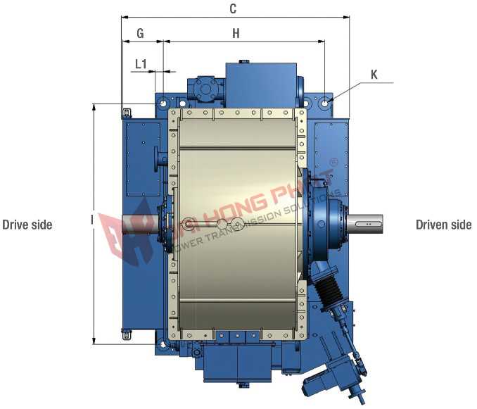 Khớp nối tốc độ biến thiên HENFEL AHHVV