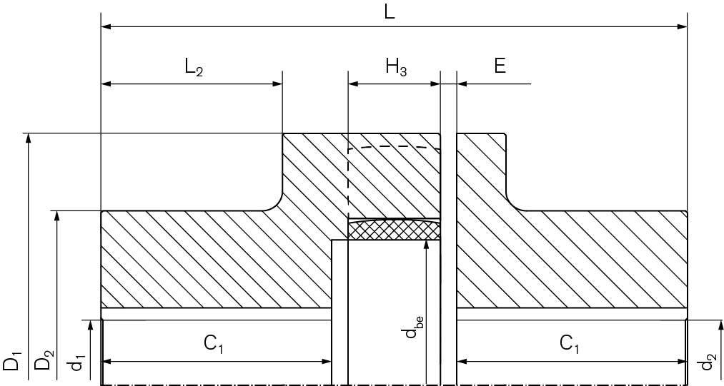 Khớp nối trục Ringfeder TNS