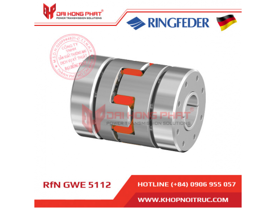Khớp nối động cơ Servo Ringfeder GWE 5112