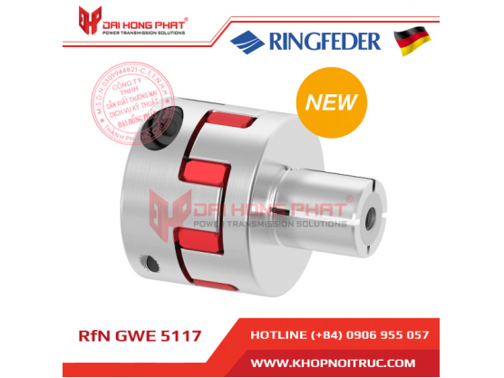 Khớp nối động cơ Servo Ringfeder GWE 5117