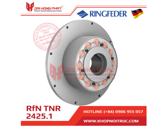 Khớp nối trục Ringfeder TNR 2425.1 - dễ dàng lắp đặt